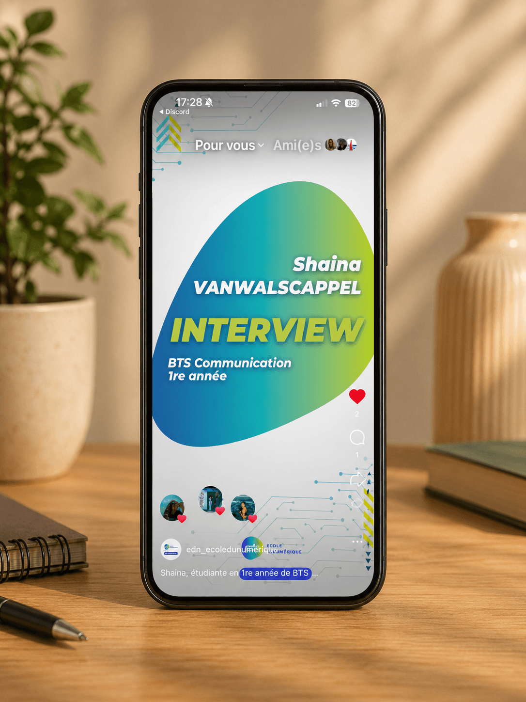 Vidéo interview — Étudiants BTS 1ère année EDN