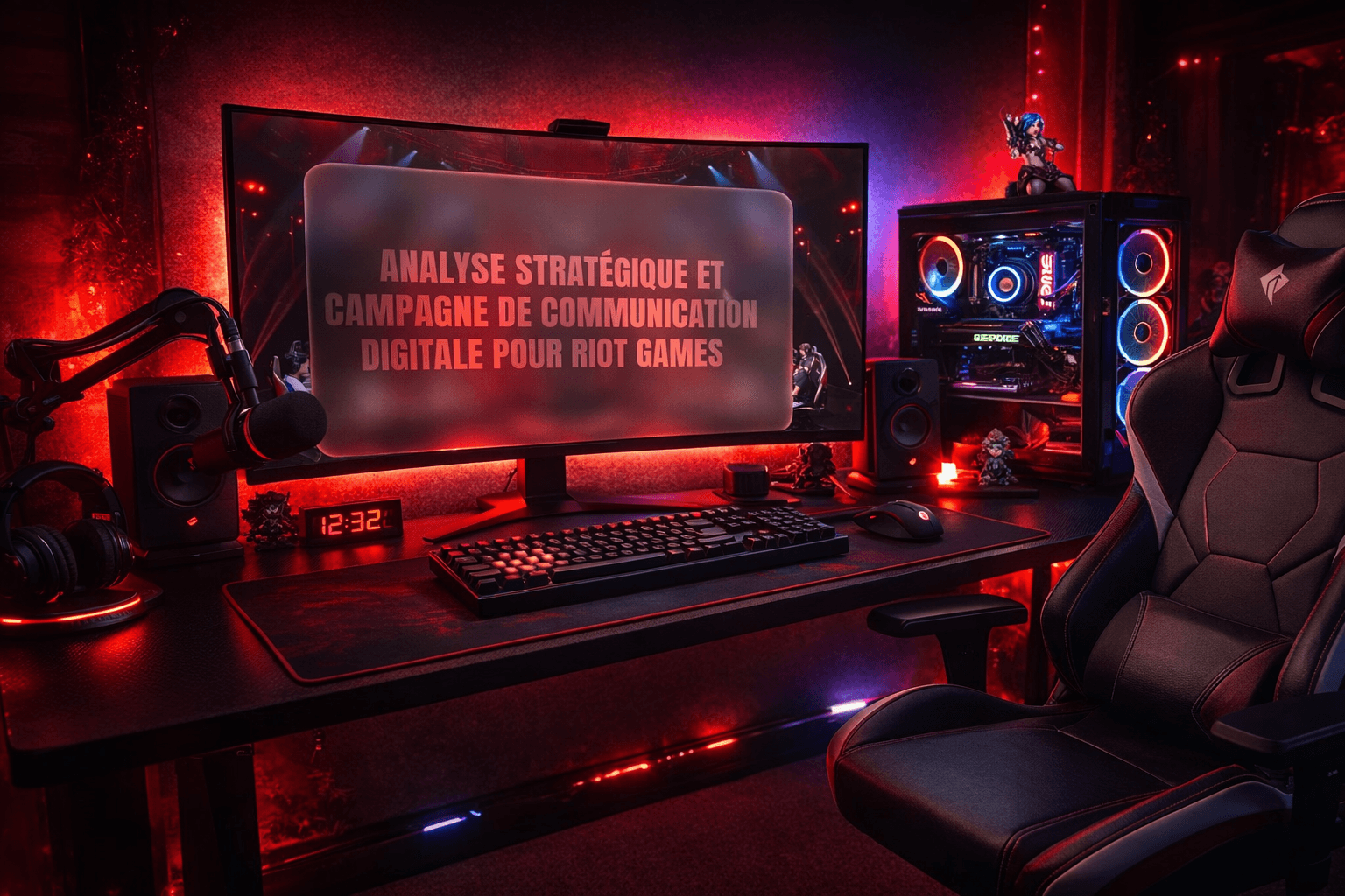 Analyse stratégique et campagne de communication digitale pour Riot Games
