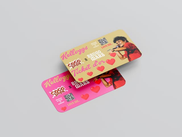 Ticket d'or Bruno Mars